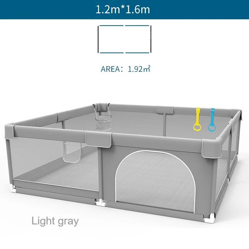 IMBABY Baby Playpen Playground With Ball Box And Safety Fence