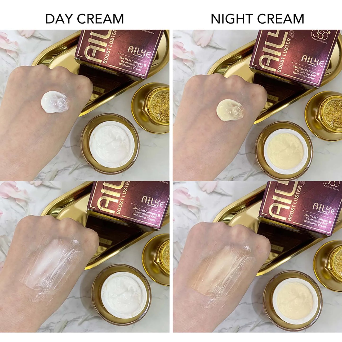AILKE Whitening Cream With Collagen For Dark Spots Wrinkles Freckles