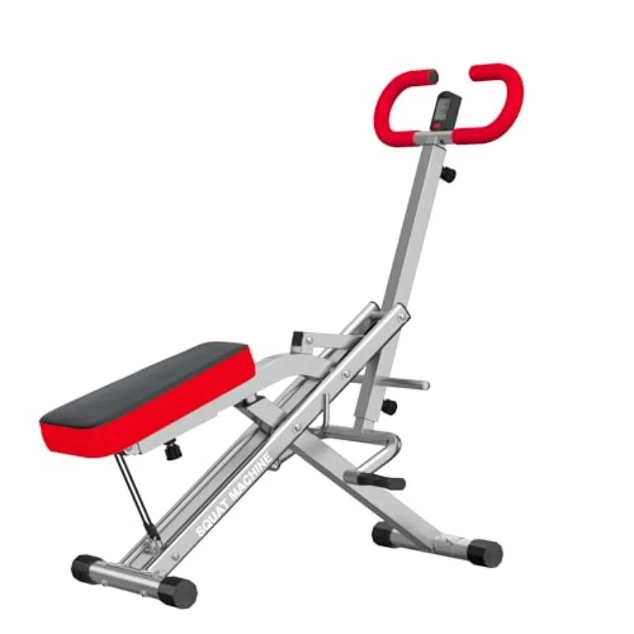 XMSJ Squat Machine for Home Gym with Adjustable Resistance