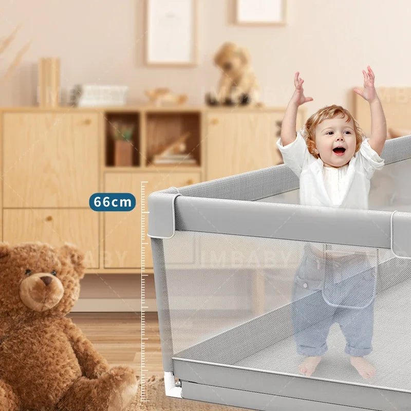 IMBABY Baby Playpen Playground With Ball Box And Safety Fence