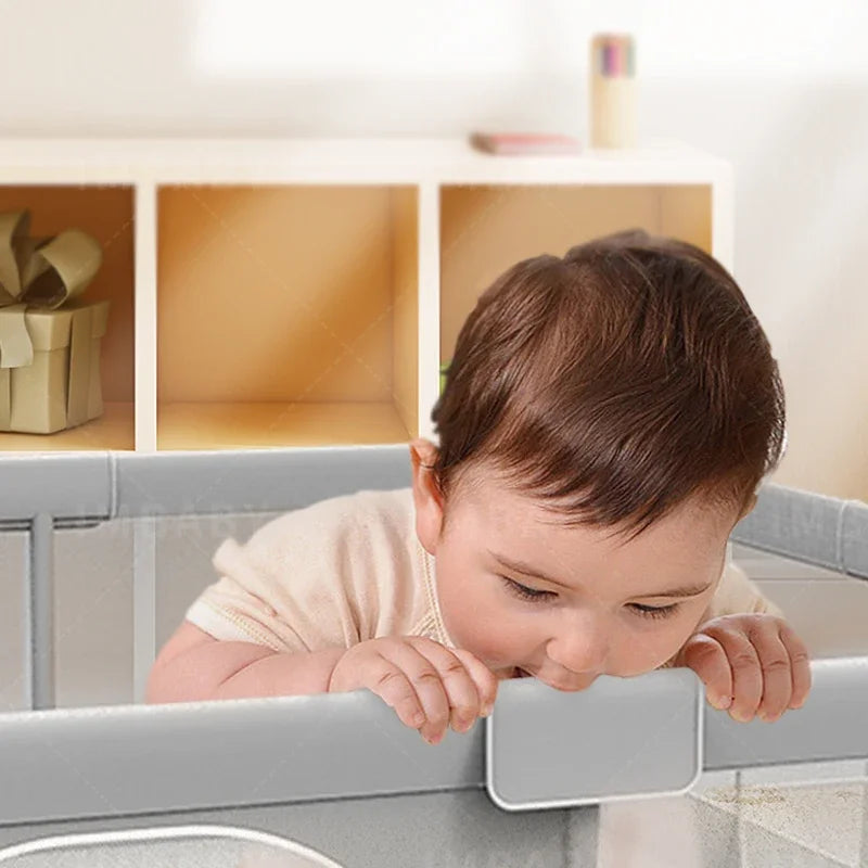 IMBABY Baby Playpen Playground With Ball Box And Safety Fence