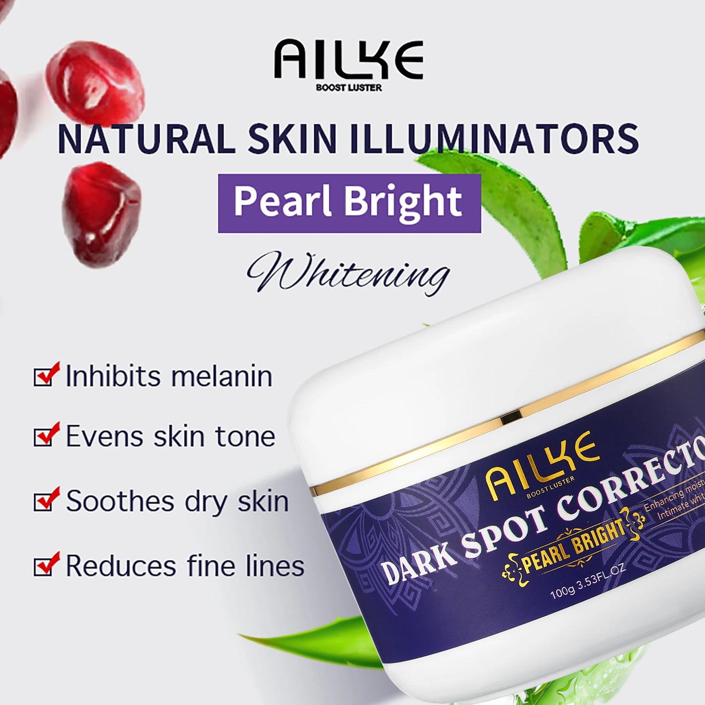 AILKE Glutathione Dark Spots Remover Cream for Face