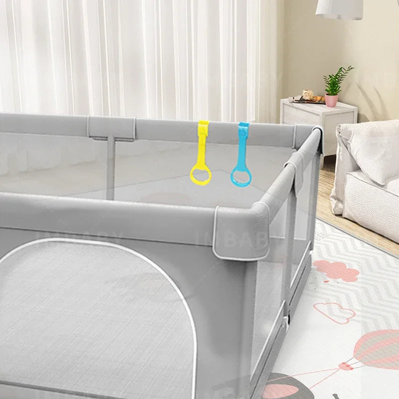 IMBABY Baby Playpen Playground With Ball Box And Safety Fence