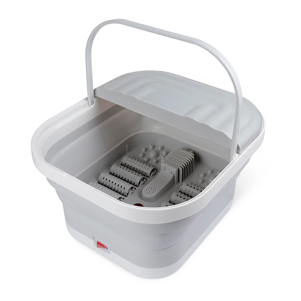 Foreverlily Portable Thermostatic Foot Massage Tub Foldable