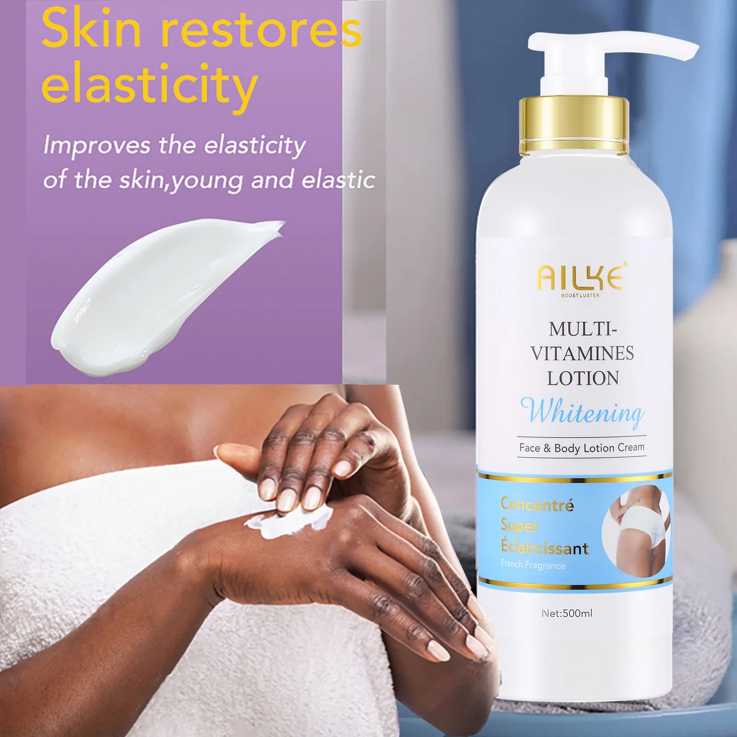 AILKE Natural Vitamin Skin Care Kit Whitening For Even Tone