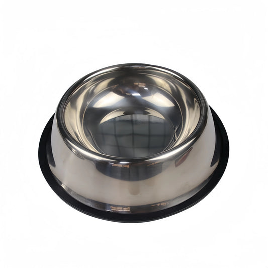 Pet Dog Cat Stainless Steel Bowl Pet Feeding Bowl Cat and Dog Drinking Bowl Metal Feeder Durable Easy To Clean 6 Sizes