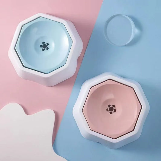 Spill-Proof Pet Water Bowl - Innovative Floating Design, Durable Plastic, Perfect for Home, Travel & Car Use, No-Mess Drinking