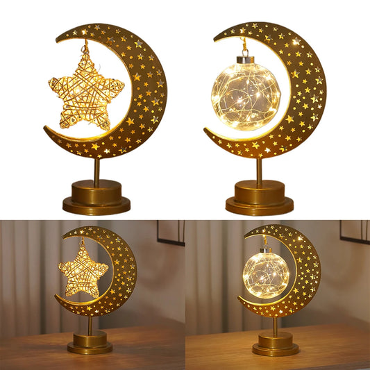Alloet LED Night Light Star Table Lamp Bedroom Office Decor