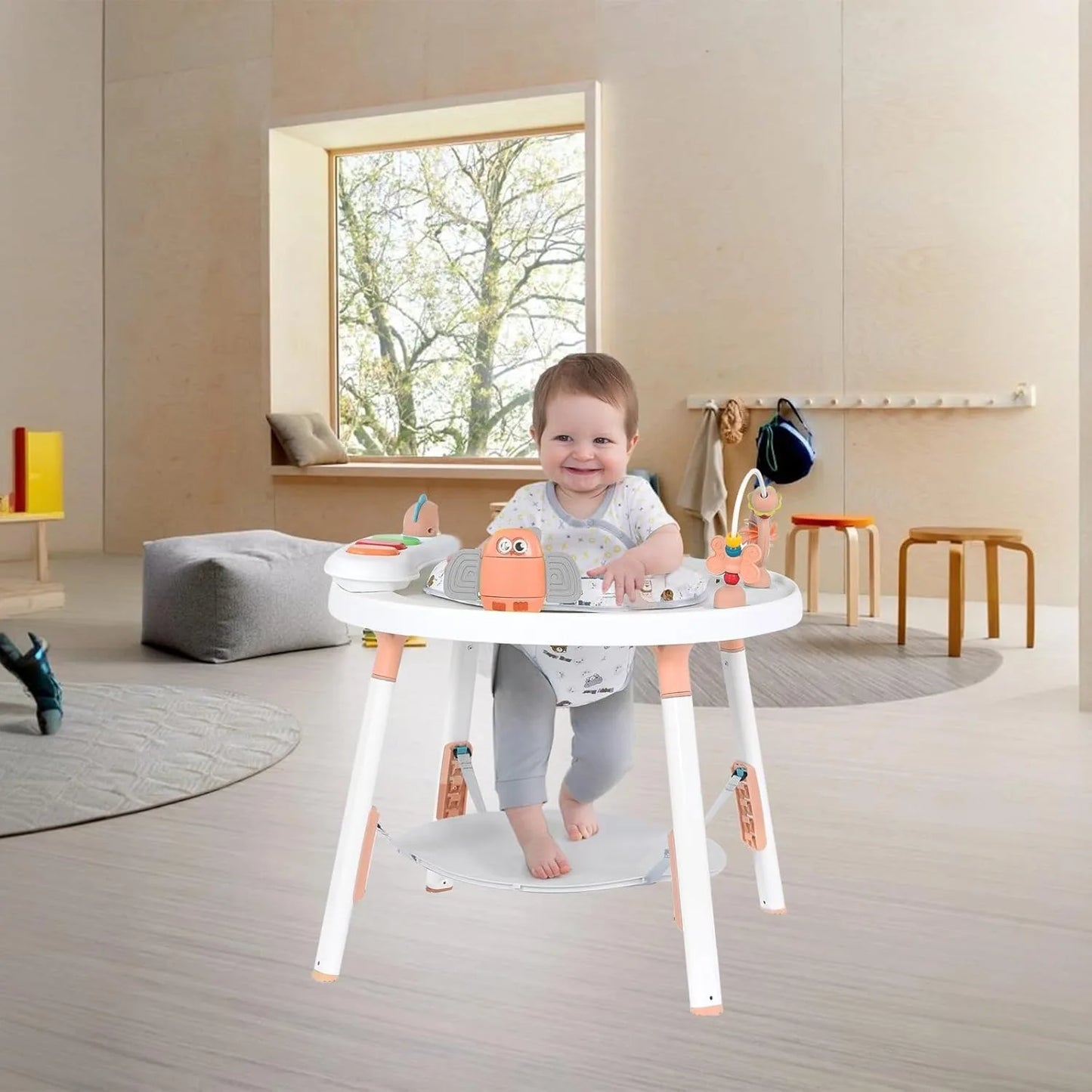 Ubravoo 3 In 1 Baby Activity Center Rotating Seat