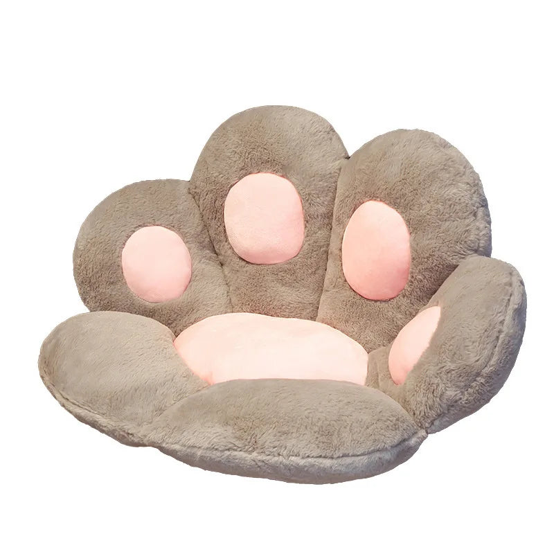 NONECN Cat Paw Shape Chair Cushion Plush Seat Pad Pillow