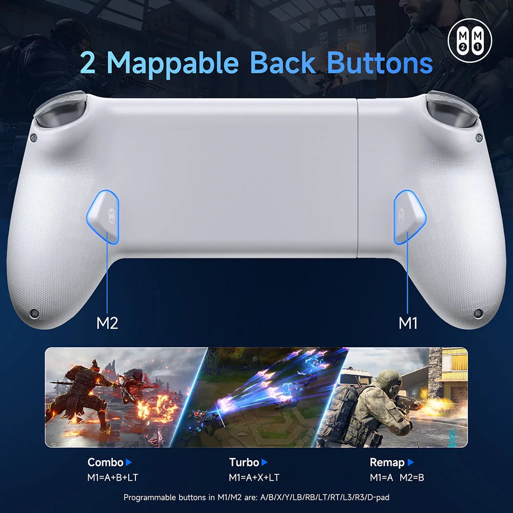 EasySMX M15 Type C Mobile Phone Controller Compatible with Android/iOS Phone/Xbox Game Pass/xCloud Cloud Gaming, Hall Effect