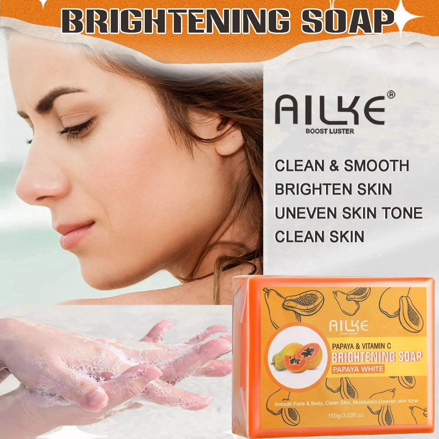 AILKE Natural Vitamin Skin Care Kit Whitening For Even Tone