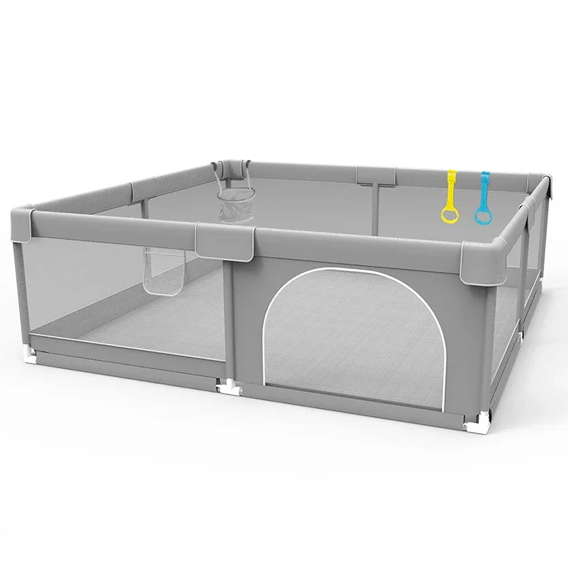 IMBABY Baby Playpen Playground With Ball Box And Safety Fence