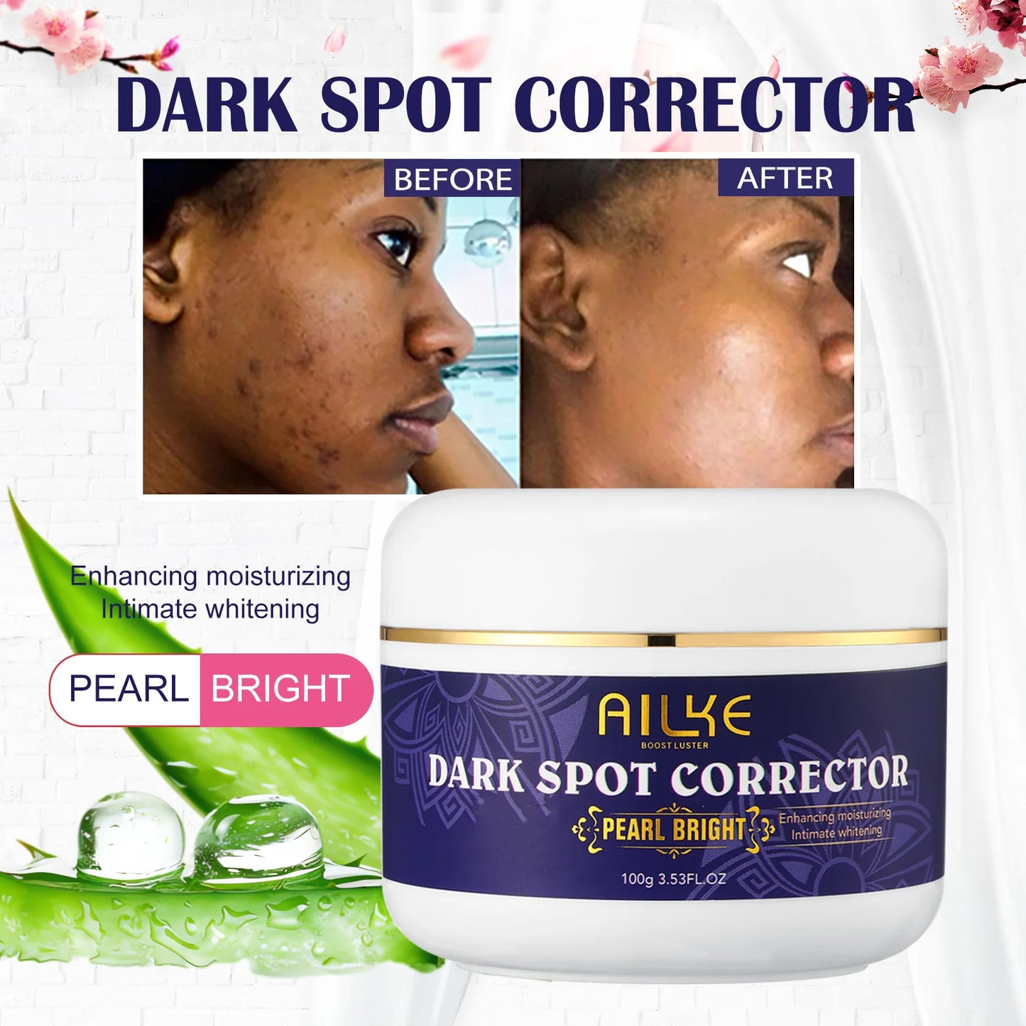 AILKE Glutathione Dark Spots Remover Cream for Face