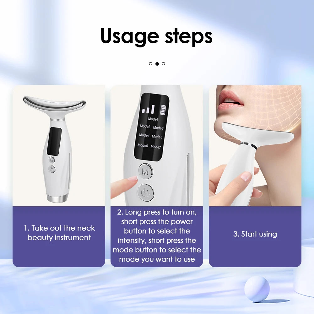 Hailicare LED Face Neck Beauty Device For Skin Tightening