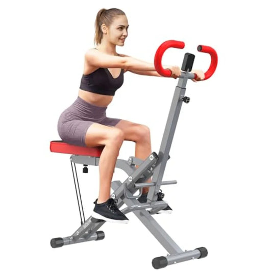 XMSJ Squat Machine for Home Gym with Adjustable Resistance