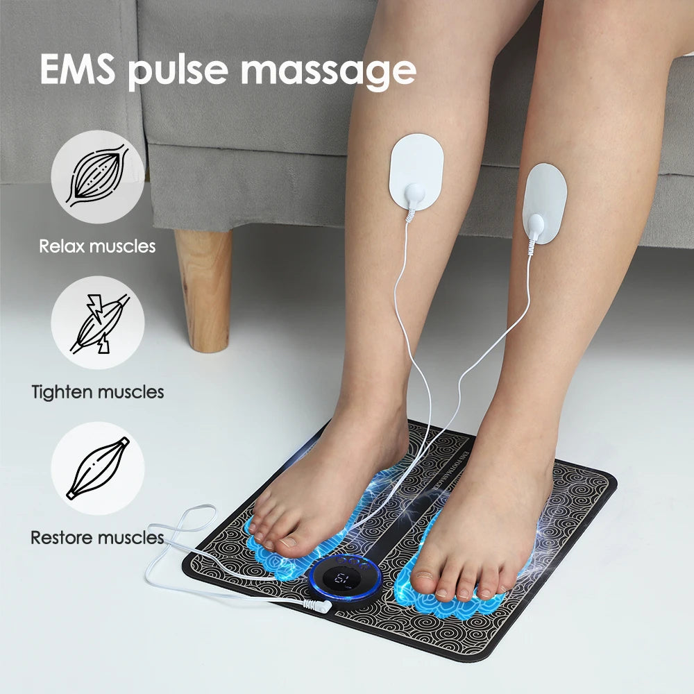 PASTSKY EMS Foot Massager Pad For Sore Feet And Circulation