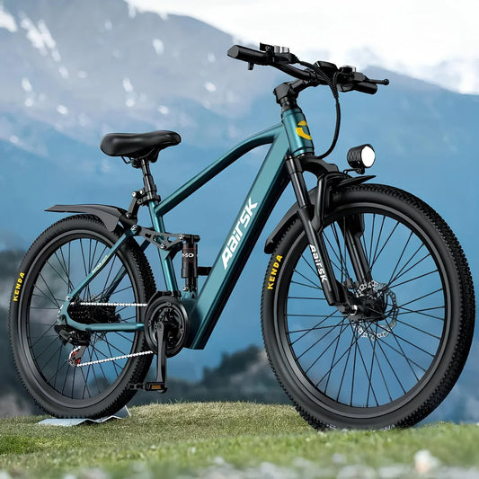 Electric Bike for Adults with Peak 750W Brushless Motor,40Miles 25MPH Commuting Electric Mountain Bike,26"/24'' Tires