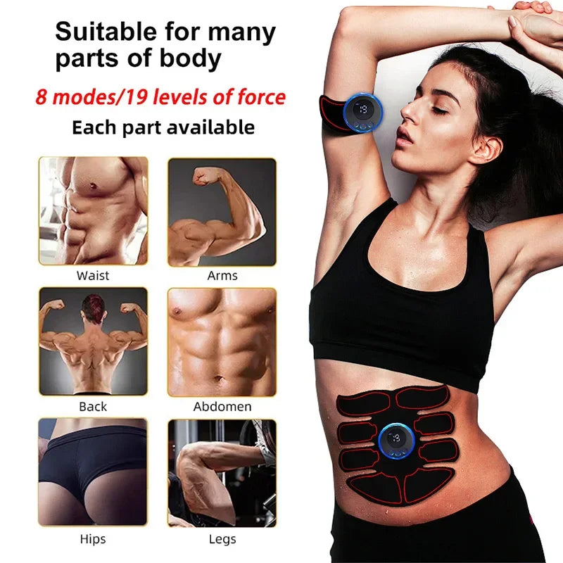 EMS Muscle Stimulator Abs Trainer USB Rechargeable Massager