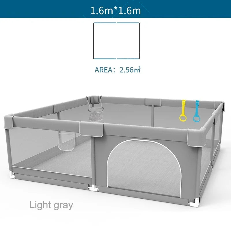 IMBABY Baby Playpen Playground With Ball Box And Safety Fence