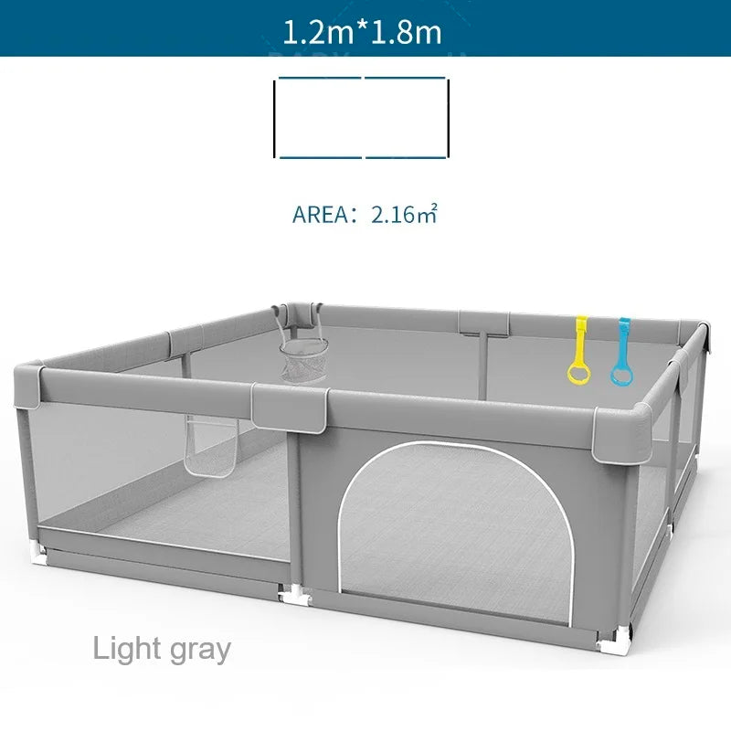 IMBABY Baby Playpen Playground With Ball Box And Safety Fence