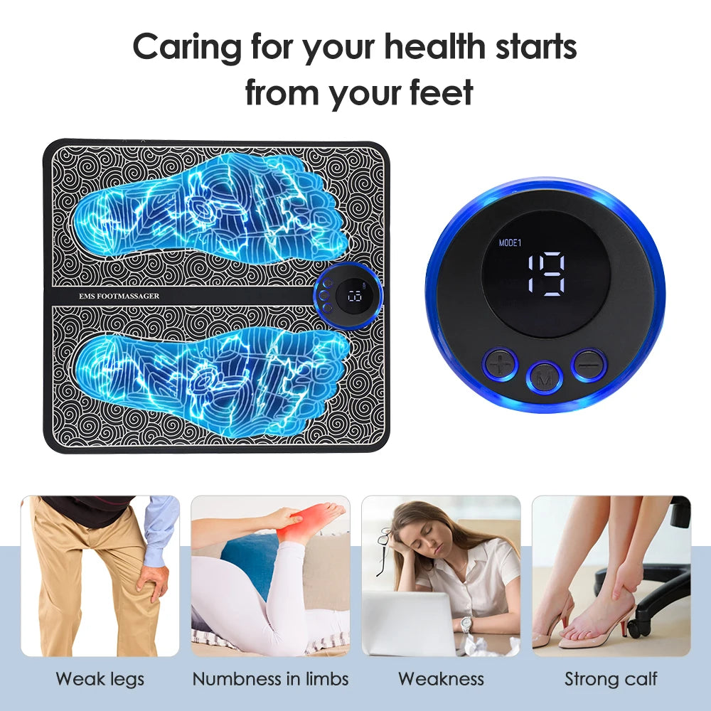 PASTSKY EMS Foot Massager Pad For Sore Feet And Circulation