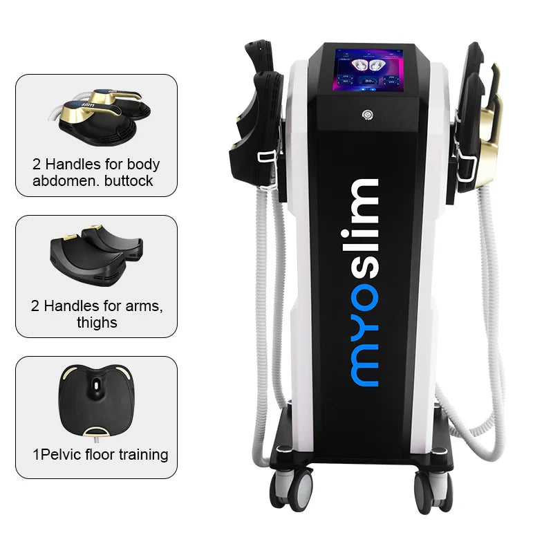 EMS MYOslim EMS Body Slimming Machine Body Scultping Shaping Muscle Machine Electromagnetic Weight Loss Beauty Salon