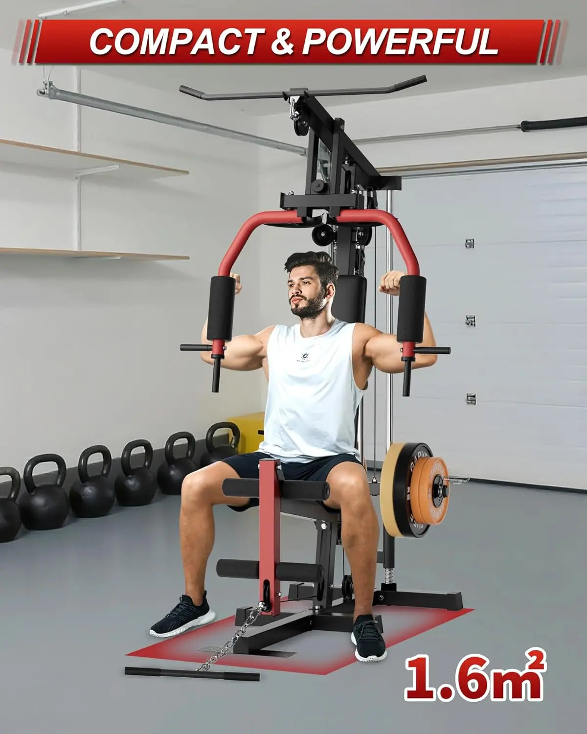 HiMISS All In One Home Gym Machine For Body Strength