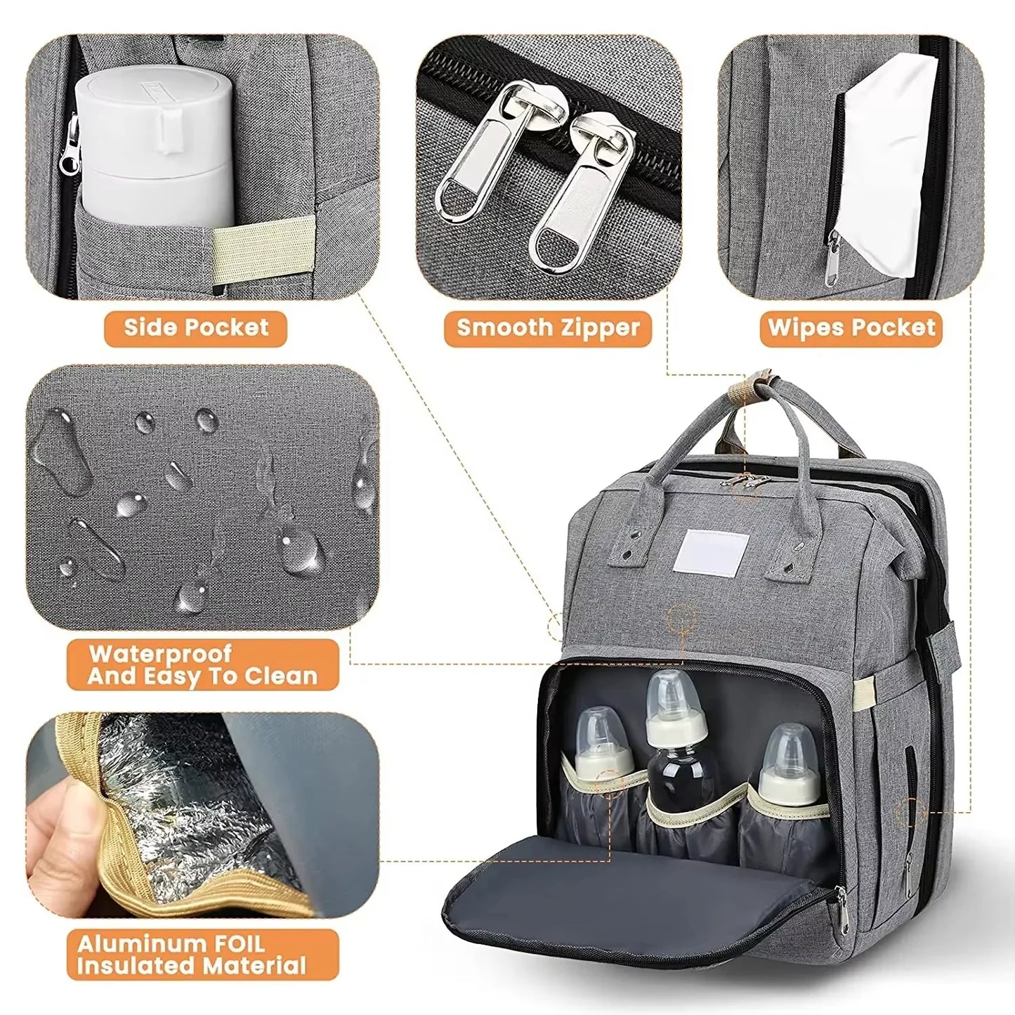 Foldable Travel Diaper Changing Pad For On The Go Moms