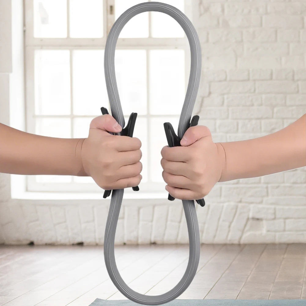Portable Pilates Ring Fitness Circle With Non Slip Handles