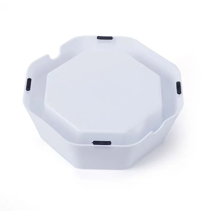 Spill-Proof Pet Water Bowl - Innovative Floating Design, Durable Plastic, Perfect for Home, Travel & Car Use, No-Mess Drinking