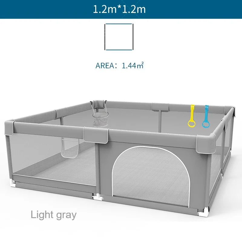 IMBABY Baby Playpen Playground With Ball Box And Safety Fence
