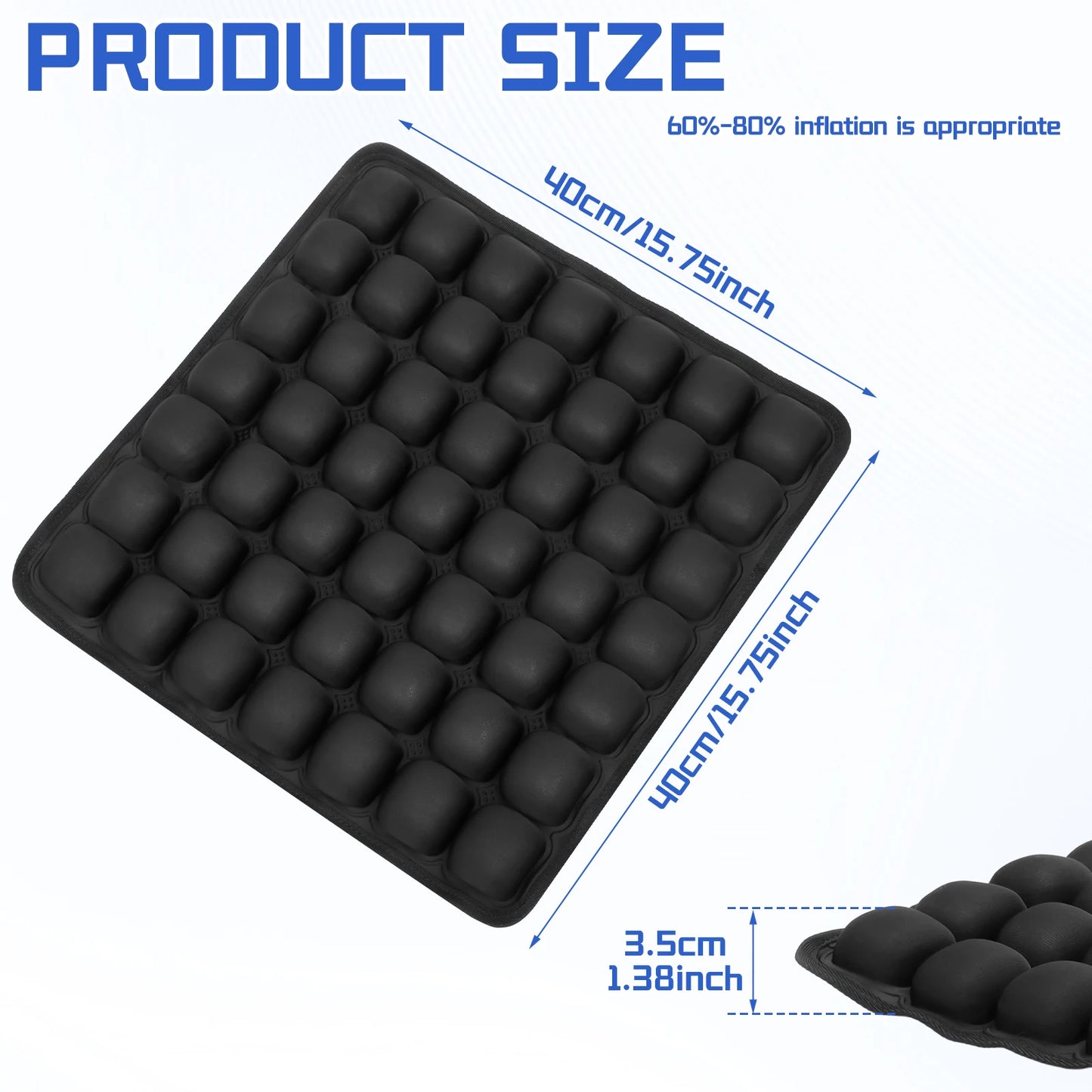 Willstar 3D Air Cell Seat Cushion Travel High Rebound