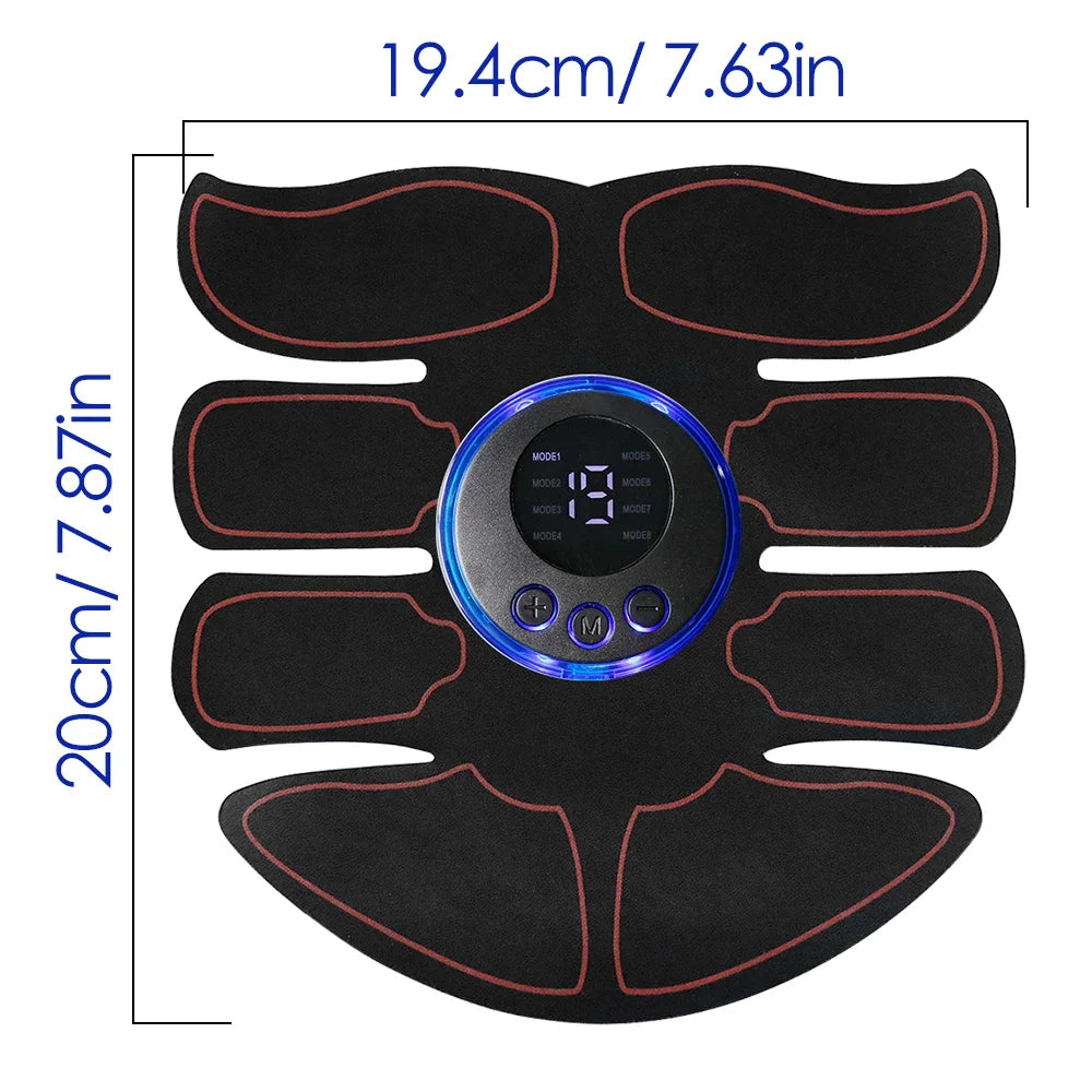 Raiuleko 8 Modes EMS Wireless Muscle Stimulator For Abs Training