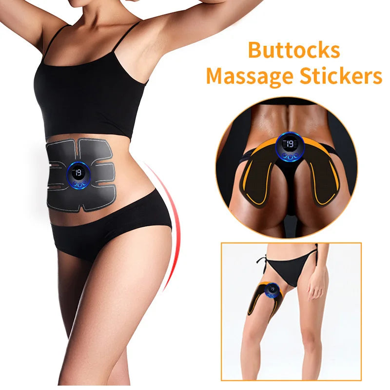EMS Muscle Stimulator Abs Trainer USB Rechargeable Massager