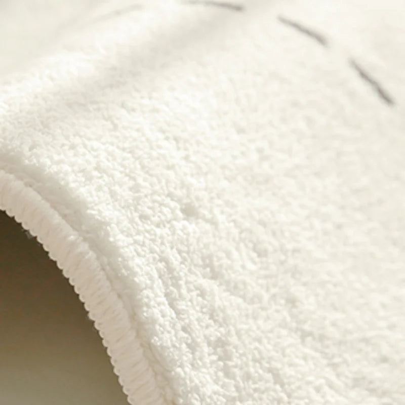 Cream Style Plush Carpet Rug For Living Room And Bedroom