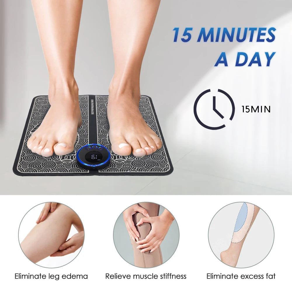 PASTSKY EMS Foot Massager Pad For Sore Feet And Circulation